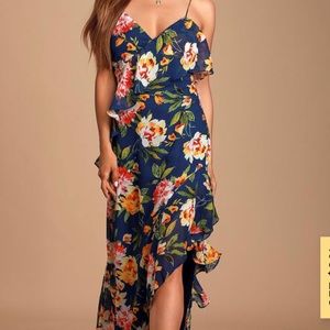 NWT Lulus high low tropical dress size Xl